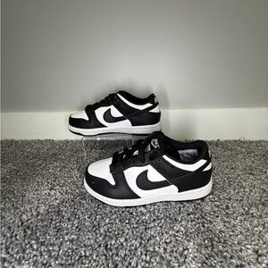 Nike Dunk Low “Panda” Black White Kids 11C Sneakers